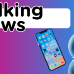 Image with the headline "Talking News" and a picture of a smart phone and an alexa device